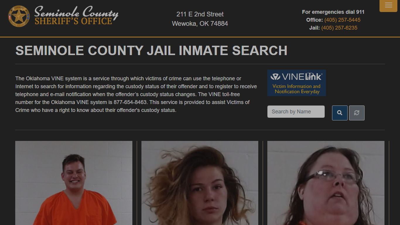 Inmate Search - Seminole County Sheriff's Office